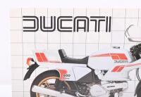 DUCATI: A double sided single sheet 1982 Ducati 600&nbsp;SL&nbsp;Pantah sales brochure - 2