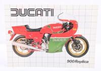 DUCATI: A double sided single sheet 1981 Ducati 900 Replica sales brochure