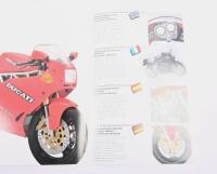 DUCATI: A fold out 1992 Ducati 900 SS sales brochure - 3