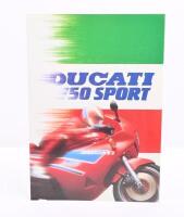 DUCATI: A fold out 1988 Ducati 750 Sport sales brochure