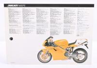 DUCATI: A double sided single sheet 1998 Ducati 748&nbsp;SPS sales brochure - 2