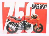 DUCATI: A&nbsp;1992 Ducati Superitaly 750 SS fold out sales brochure - 2