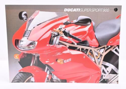 75 · DUCATI: A 1998 Ducati 900 Super Sport double sided single sheet sales brochure.