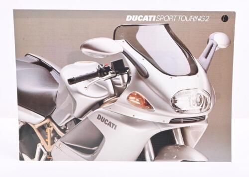 76 · DUCATI: A 1998 Ducati 900 Sport Touring II double sided single sheet sales brochure