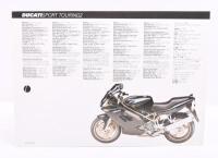 DUCATI: A&nbsp;1998 Ducati 900 Sport Touring II&nbsp;double sided single sheet sales brochure - 2