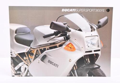 77 · DUCATI: A 1998 Ducati Supersport 900 FE double sided single sheet sales brochure.