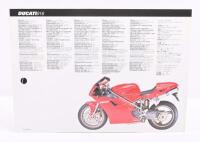 DUCATI: A&nbsp;1998 Ducati&nbsp;916 double sided single sheet sales brochure - 2