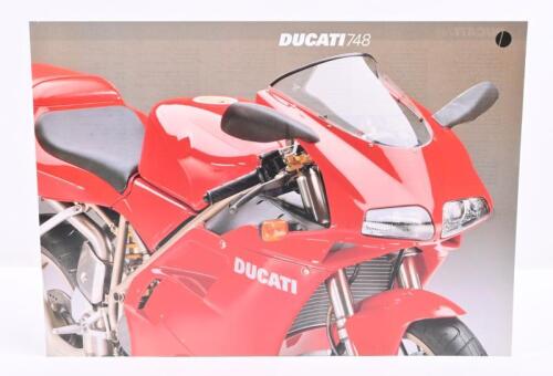 80 · DUCATI: A 1998 Ducati 748 double sided single sheet sales brochure
