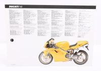 DUCATI: A&nbsp;1998 Ducati 748 double sided single sheet sales brochure - 2