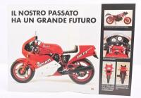 DUCATI: A&nbsp;1986 Ducati 350 F3 Desmo fold out sales brochure - 2