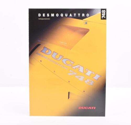 DUCATI: A 1995 Ducati 'Desmoquattro Settequarantto' 748 fold out sales brochure