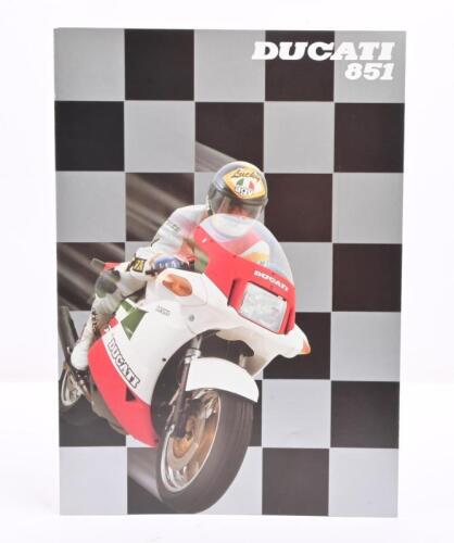 88 · DUCATI: A 1988 Ducati 851 colour fold out sales brochure