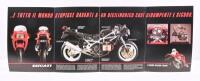 DUCATI: A&nbsp;1990 Ducati 851 colour fold out sales brochure - 5