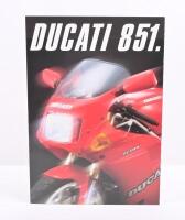 DUCATI: A&nbsp;1991 Ducatti 851 fold out sales brochure