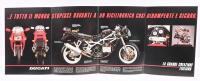 DUCATI: A&nbsp;1991 Ducatti 851 fold out sales brochure - 3