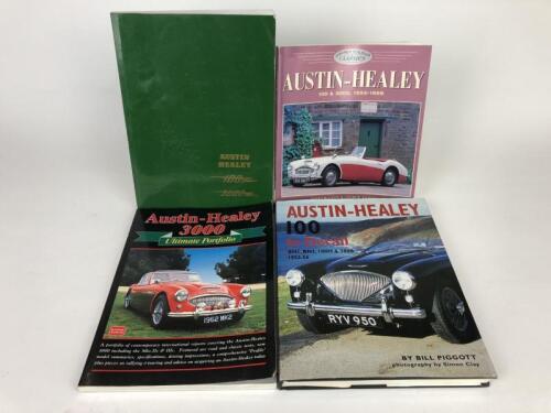 AUSTIN HEALEY: Four books relating to Austin Healey
