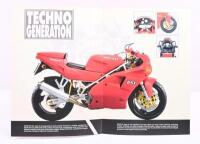 DUCATI: A&nbsp;1992 Ducati 851, 888 SP4 fold out sales brochure - 2