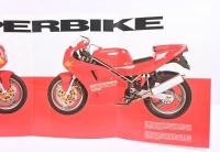 DUCATI: A&nbsp;1994 Ducati 'Super Bike' 888 Racing & 888 Strada fold out sales brochure - 5