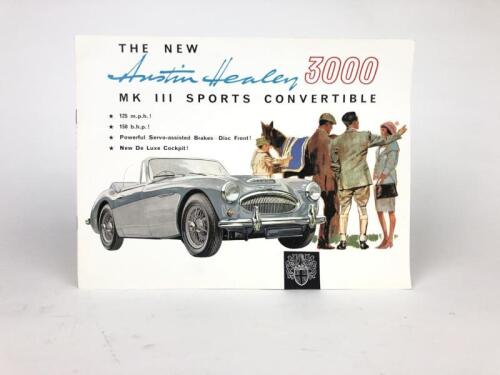 AUSTIN HEALEY 3000: An original Austin Healey 3000 MK III Sports Convertible sales brochure