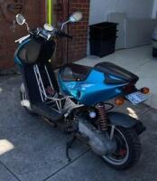 2000&nbsp;Italjet Dragster 180 Scooter (blue) -[Brunswick]. - 9