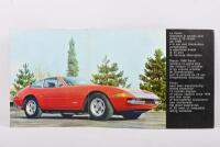 365 GTB 4: A 1971 Ferrari 365 GTB4 brochure - 2