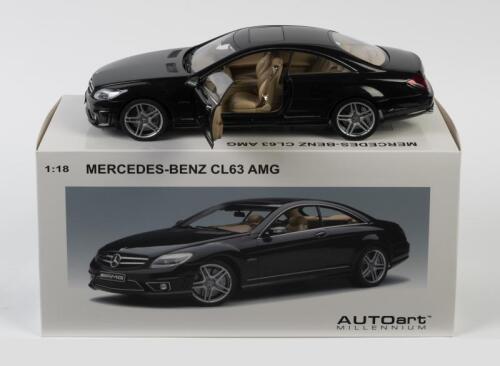 MERCEDES-BENZ: A NOS 1:18 scale AutoArt Millenium Mercedes-Benz CL63 AMG die-cast model with opening parts