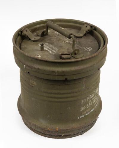 CARTRIDGE BOX: An Australian 30x113b DEFA cartridge Ammo box, 30cm high, 27cm wide