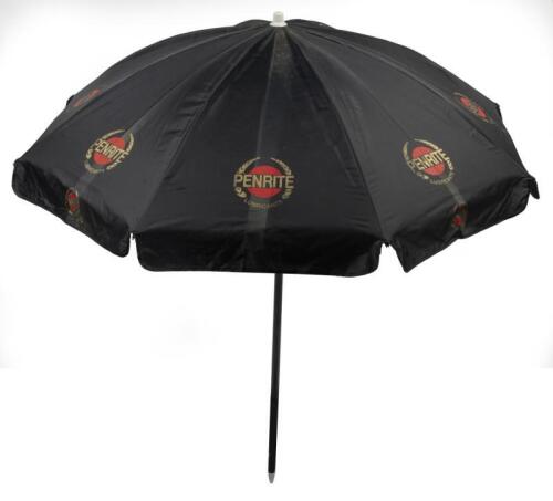 PENRITE: A large 'Penrite Lubricants' branded shade umbrella, approximately 2.25m tall once extended.