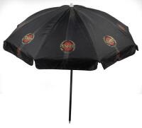 PENRITE: A large 'Penrite Lubricants' branded shade umbrella, approximately&nbsp;2.25m tall once extended.