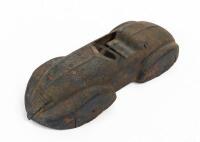 TIN CAR: An early pressed tin toy car in art deco styling.&nbsp;
