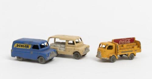 LESNEY: A selection of three 'Lesney' model trucks, made in England
