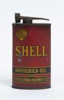 SHELL: An 8 fl oz&nbsp;Shell hand held household oil can.