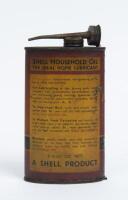 SHELL: An 8 fl oz&nbsp;Shell hand held household oil can. - 2