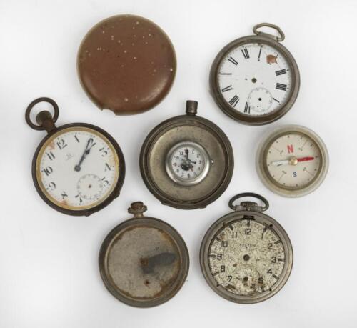 POCKET WATCH: A collection of eight pocket watches in various conditions