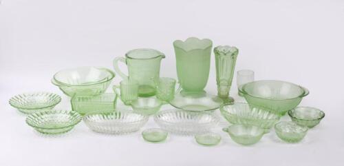 GREEN GLASS: An assortment of different glass dishes including three believed to be uranium [Updated Photos]