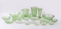 GREEN GLASS: An assortment of different glass dishes including three believed to be uranium [Updated Photos]