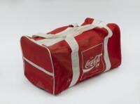 COCA COLA: A vintage Coca Cola duffle bag, some dirt and sun damage.&nbsp; - 2