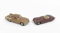 TOY CARS: Two vintage toy cars from Corgi & Micro Models