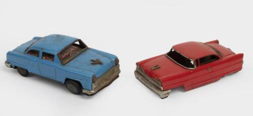 TIN TOYS: Two Japanese tin friction toy cars