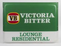 VB: A&nbsp;'Victoria&nbsp;Bitter' light box sign lens, approximately 61cm high, 83cm wide&nbsp;