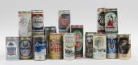 BEER CANS: A large collection of vintage beer cans, some drained with unopened ring pulls - 2