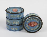 KAYESEL: A collection of four 'Kayesel Car Polish' tins all in good condition&nbsp;&nbsp;