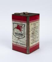 MOBILUBE: A one quart 'Mobilube Vacuum Oil Company' can.&nbsp;
