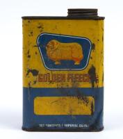 GOLDEN FLEECE: A one quart 'Golden Fleece' oil&nbsp;can.&nbsp; - 2