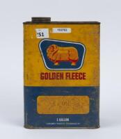 GOLDEN FLEECE: A one gallon 'Golden Fleece' can.&nbsp; - 2