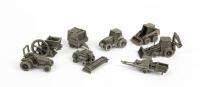 A collection of 8 Franklin Mint pewter&nbsp;agricultural&nbsp;and industrial machines, each approximately&nbsp;5.5cm high&nbsp;
