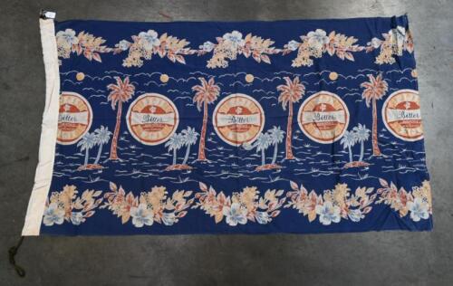 CARLTON: A Carlton brewery 'Fiji Bitter' flag, 167.5cm high, 92cm wide