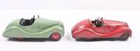 SCHUCO AKUSTICO: Two&nbsp;'Schuco&nbsp;Akustico'&nbsp;wind up toy roadster cars made in Germany - 2