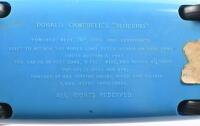 BLUEBIRD: A circa&nbsp;1963&nbsp;commemorative plastic model of&nbsp;Donald Campbell's&nbsp;'Bluebird-Proteus CN7', 38.5cm long - 4