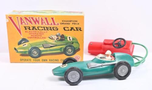 VANWALL: A rare vintage electrically operated Vanwall Champion Grand Prix car